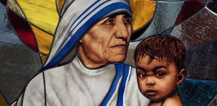 Madre Teresa di Calcutta - particolare - Chiesa di S. Maria Nascente - Cabiate